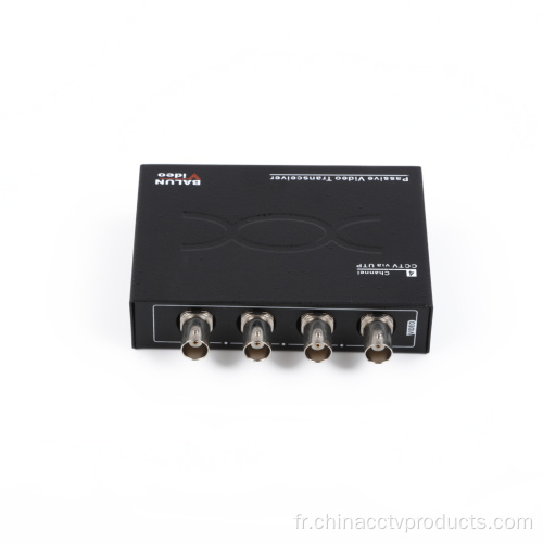 4ch CCTV BNC Video Balun 1080p Fiber Optic